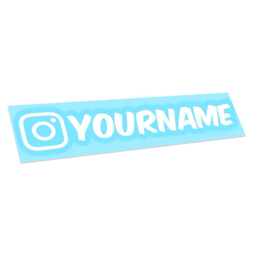 IG Username Decals Instagram Decals